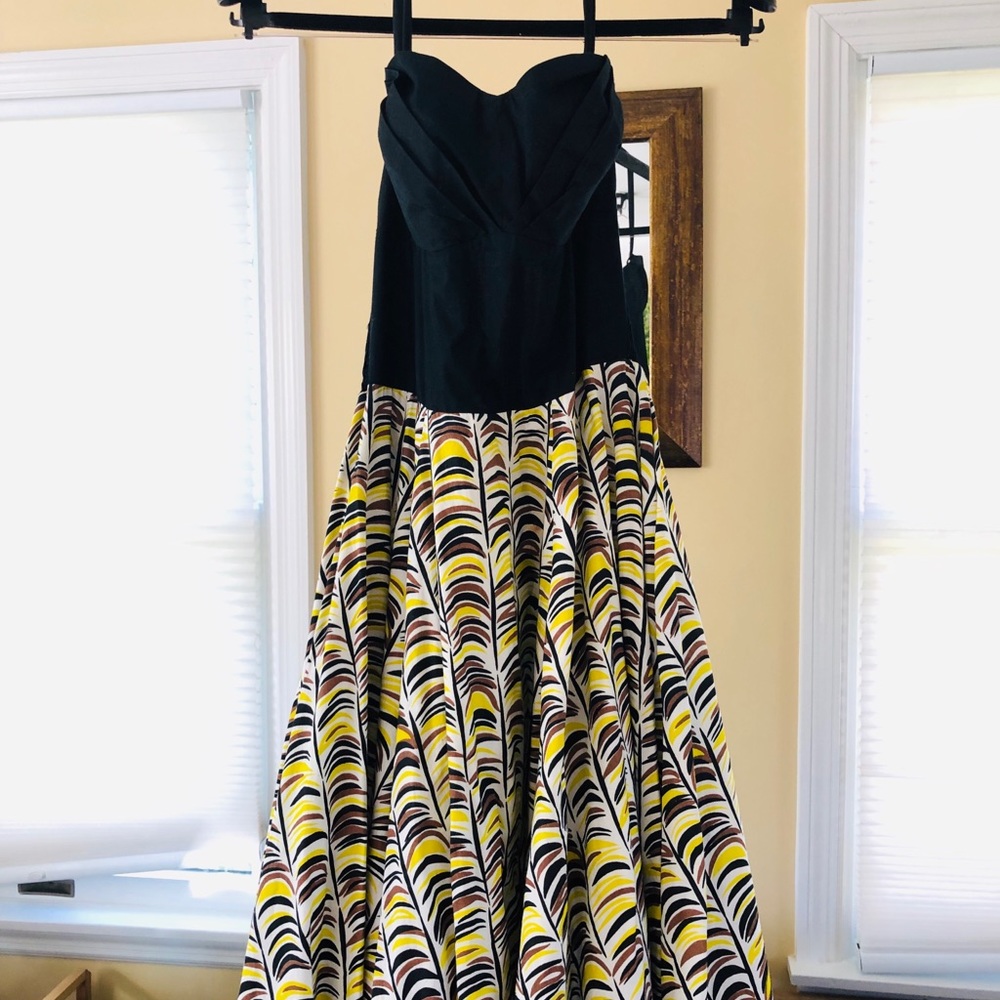 Anthropologie halter / strapless sweetheart dress